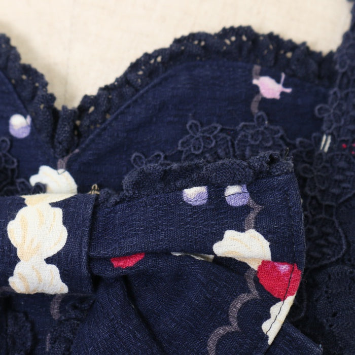 USED】なかよしくみゃちゃんのCreamy Quartet柄ジュディジャンパー