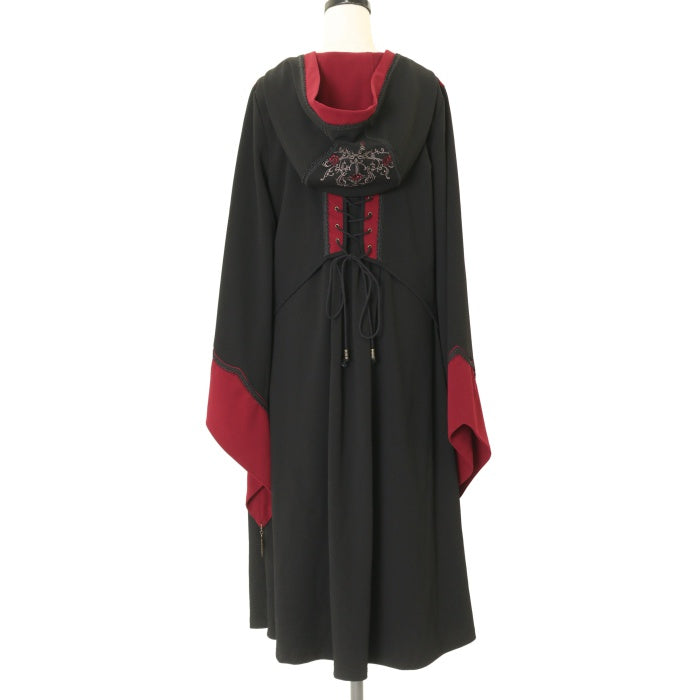 USED】ONESTE 薔薇刺繍フード付きロングカーディガン | Ozz On