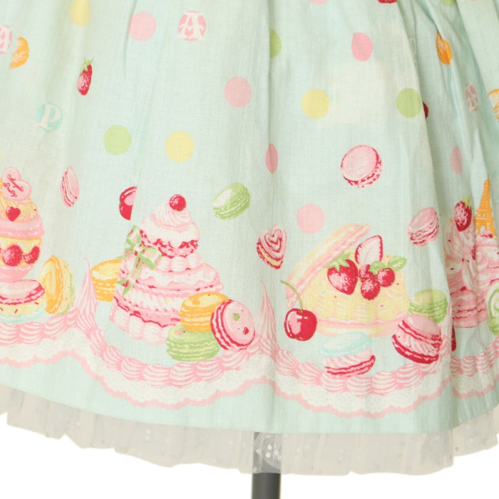 Angelic Pretty マカロン柄スカート Angelic Pretty マカロン柄スカート Angelic Pretty マカロン柄