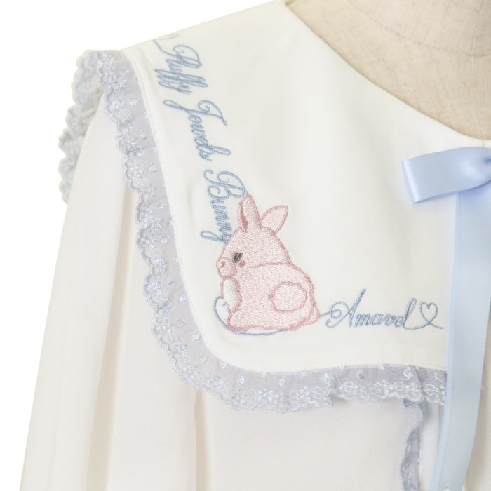 USED】Fluffy Jewels Bunnyうさみみブラウス | Amavel Wunderwelt