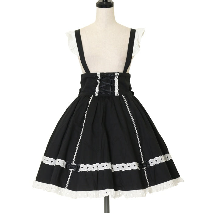 USED】クラシカルプリンセスサスペンダー付きスカート| Angelic Pretty