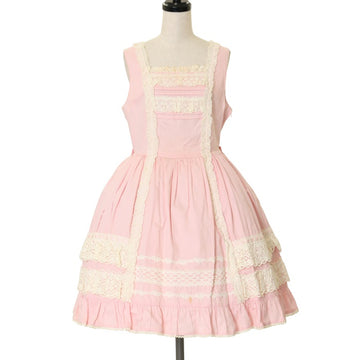 USED】Fancy Paper Dolls襟付きジャンパースカート | Angelic Pretty 