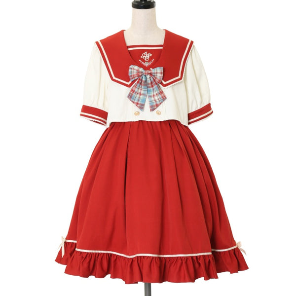 USED】Fancy Heart セットアップセーラーワンピース | Amavel