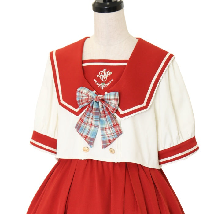 USED】Fancy Heart セットアップセーラーワンピース | Amavel