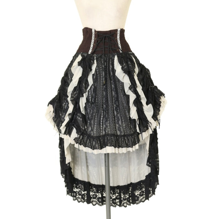 USED】ONESTE レースフリルフィッシュテールスカート | Ozz On