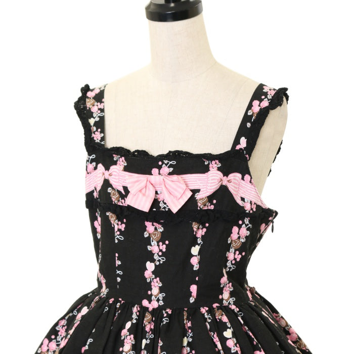 なかよしくみゃちゃんはちみつ大好き柄ジュディJSK BABY THE STARS