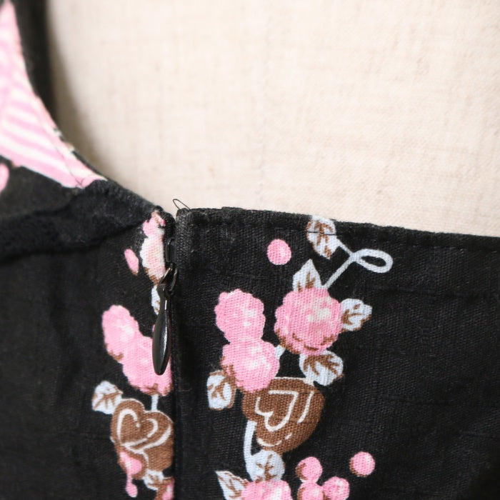 USED】なかよしくみゃちゃんはちみつ大好き柄ジュディジャンパー