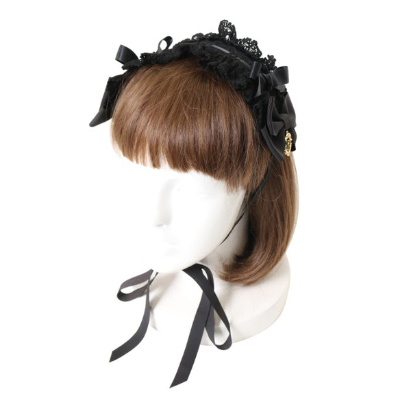 BABY プリンセスドロップヘッドドレス 黒白　未使用　ロリィタ　タグ付き Baby /プリンセスドロップヘッドドレス(黒白) - メルカリ