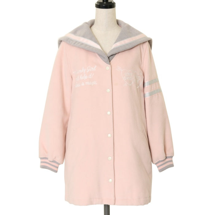 ⭐️未使用 Candy Stripper Lyrical Tiered Coat ⭐️未使用 Candy Stripper Lyrical Tiered Coat