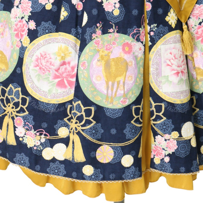 メタモルフォーゼ　花鹿の万華鏡　OP ネイビー メタモルフォーゼ花鹿の万華鏡OP ネイビー