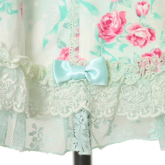 axes femme レディローズジャンスカ　ワンピース　緑 axes femme（アクシーズファム）の「レディローズジャンスカ