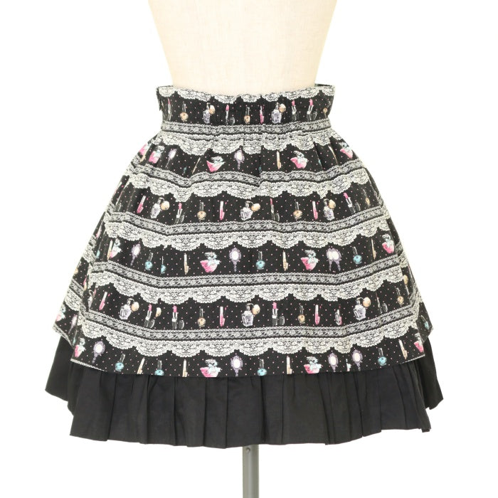 USED】【PEACE NOW/Mサイズ】コスメ柄ファスナースカート