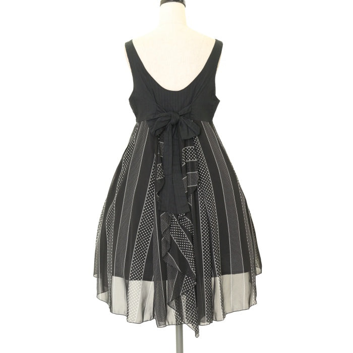 USED】【PEACE NOW/Mサイズ】バックリボンドットベビードール | BLACK