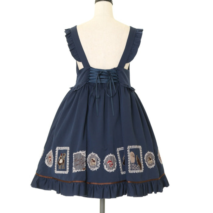 Amavelジャンスカ新品未使用 Mysterious Doll ミドルジャンパースカート （9277616423143