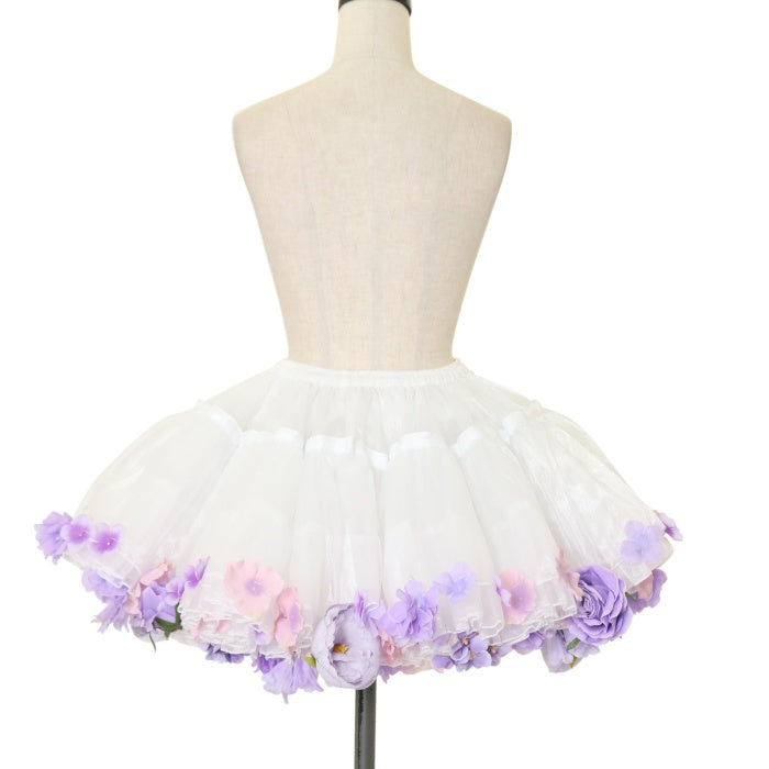 USED】【SKY RABBIT×BOGUTA】オーガンジー花パニエ(45cm丈