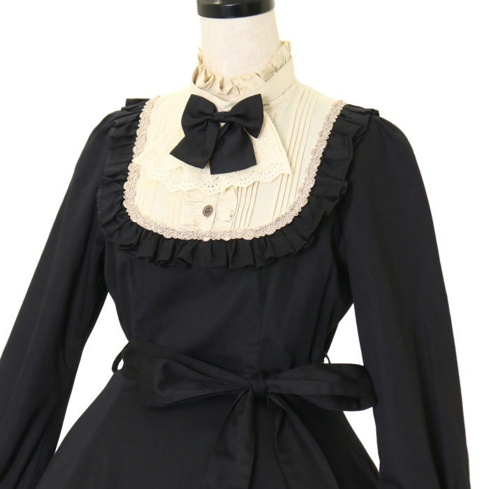 貴重！80s最初期レトロスウィートオルガン幻のクラシカル別珍ワンピース黒/美品 USED】クラシカルドールロングドレス | Victorian Maiden Wunderwelt