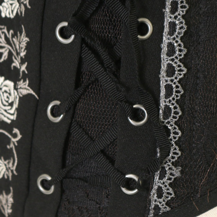 USED】ONESTE バラ刺繍コルセットベスト | Ozz On | ロリータ ゴスロリ