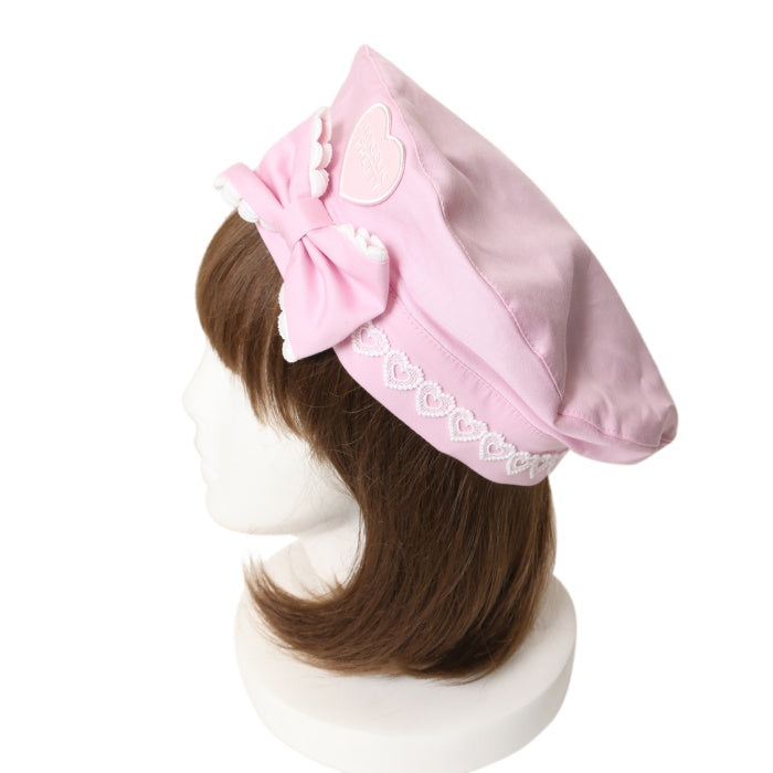 USED】Heartワッペンベレー | Angelic Pretty | ロリータ ゴスロリ