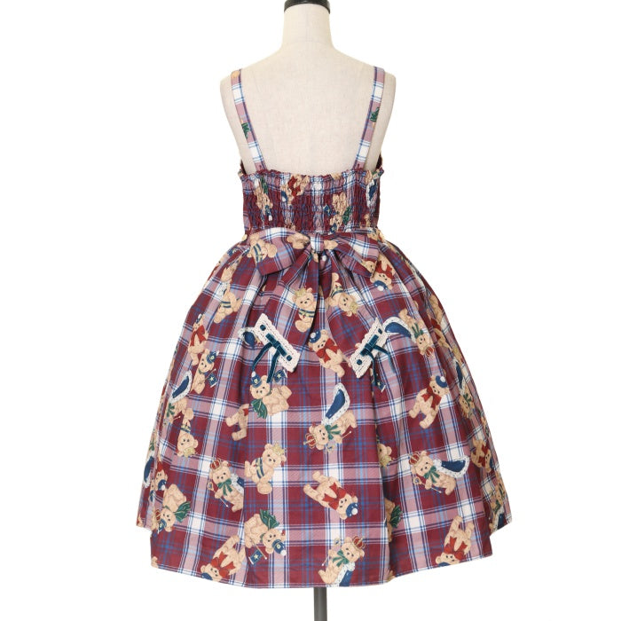 ロイヤルベアーズ柄ジャンスカ | outlet | axes femme online shop