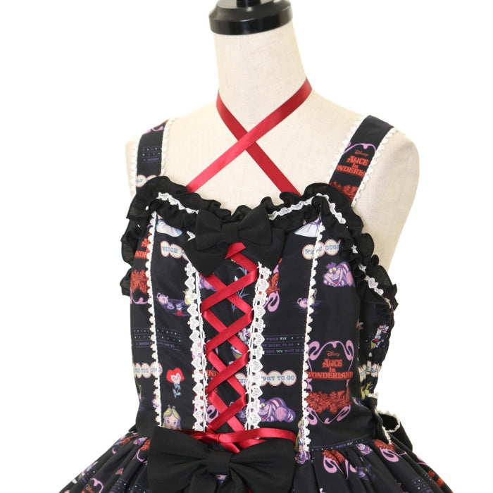 USED】Disney Alice in Wonderland / ジャンパースカートセット
