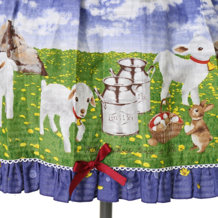 じゅんじゅん様♥️オーダーページ♥️2便になります♥️レースマルチカバー USED】【プラスサイズ】Dreamy Little Farm はしごレースフリル