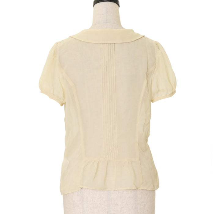 Emily Temple Cute　半袖ブラウス　懐古 USED】丸襟ピンタック半袖ブラウス | Emily Temple cute Wunderwelt
