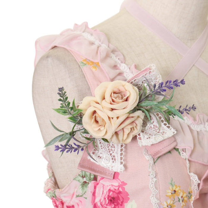Millefleurs ブーケ柄リボンJSK ワンピース ミルフルール イノセントワールド