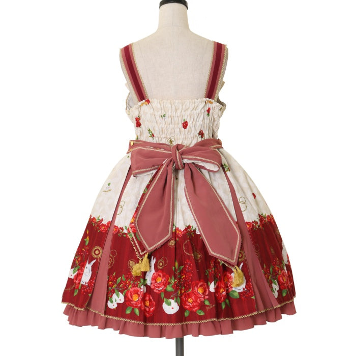 USED】風花のゆきうさぎタックジャンパースカート | metamorphose