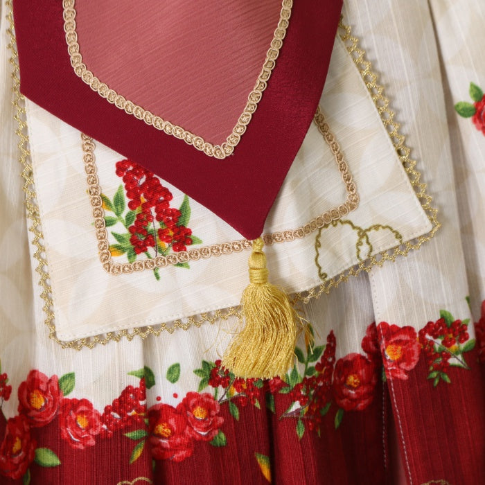 USED】風花のゆきうさぎタックジャンパースカート | metamorphose