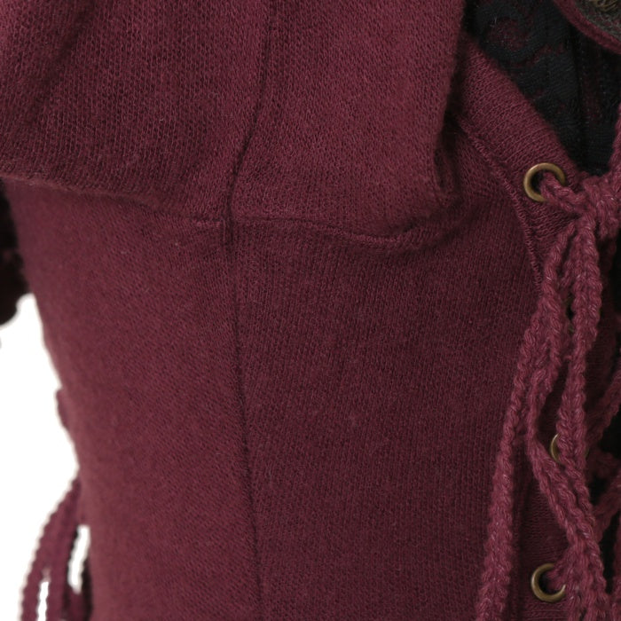 USED】ONESTE 薔薇刺繍レースアップニットカーディガン | Ozz On