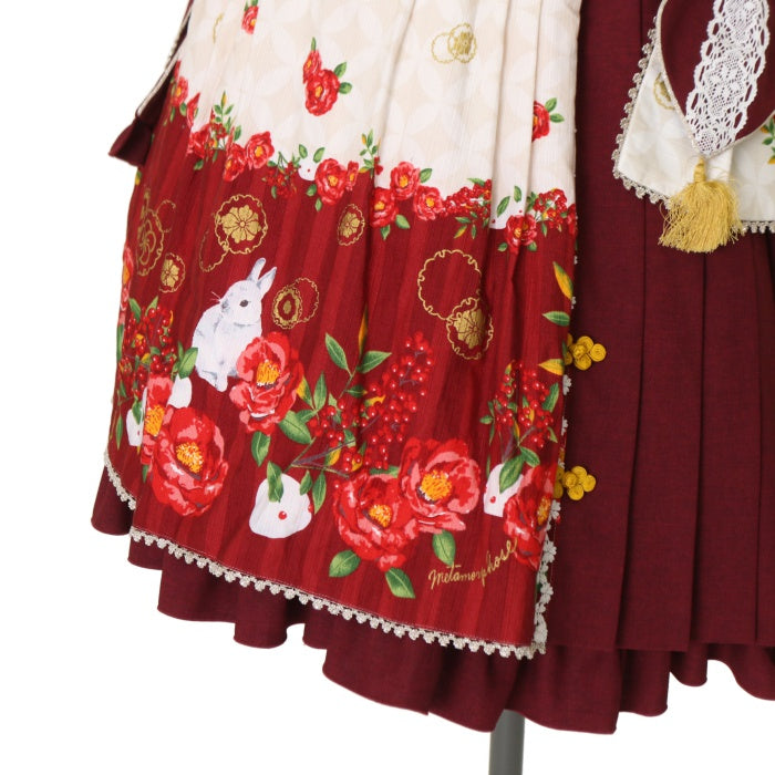 メタモルフォーゼ 風花のゆきうさぎ プリーツJSK 未使用品