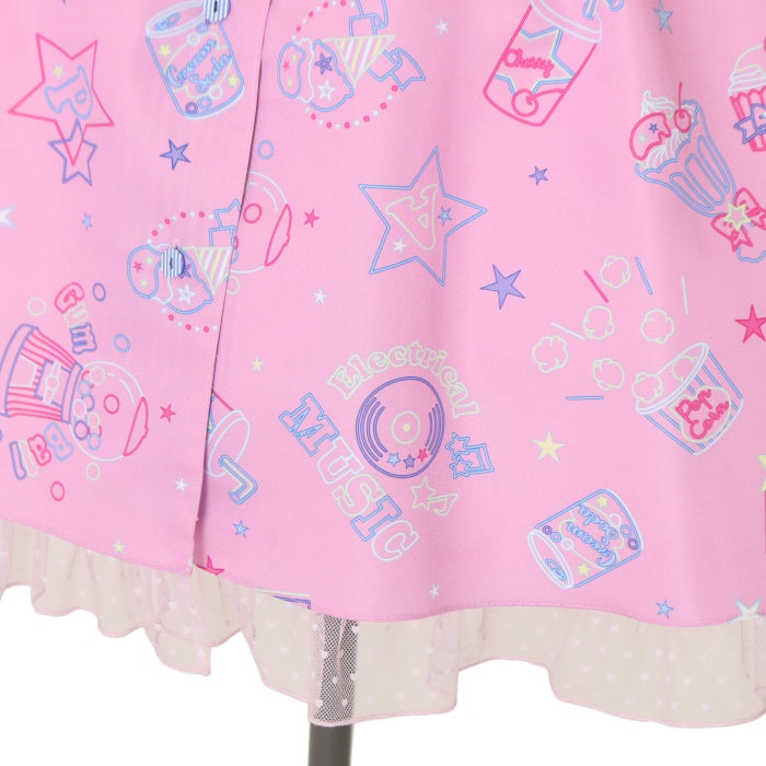 め*る様 【9/10削除】Neon Star Diner ワンピース ヘアバンド Neon Star Diner OP by Angelic Pretty