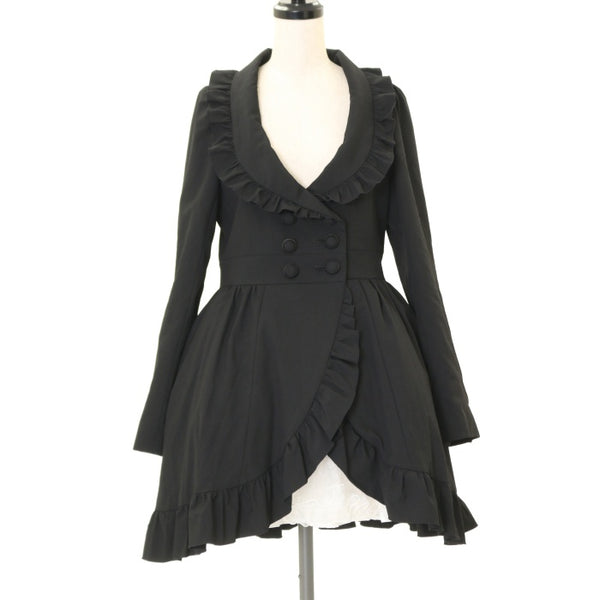 USED】【Mサイズ】フリルロングジャケット | BLACK PEACE NOW 