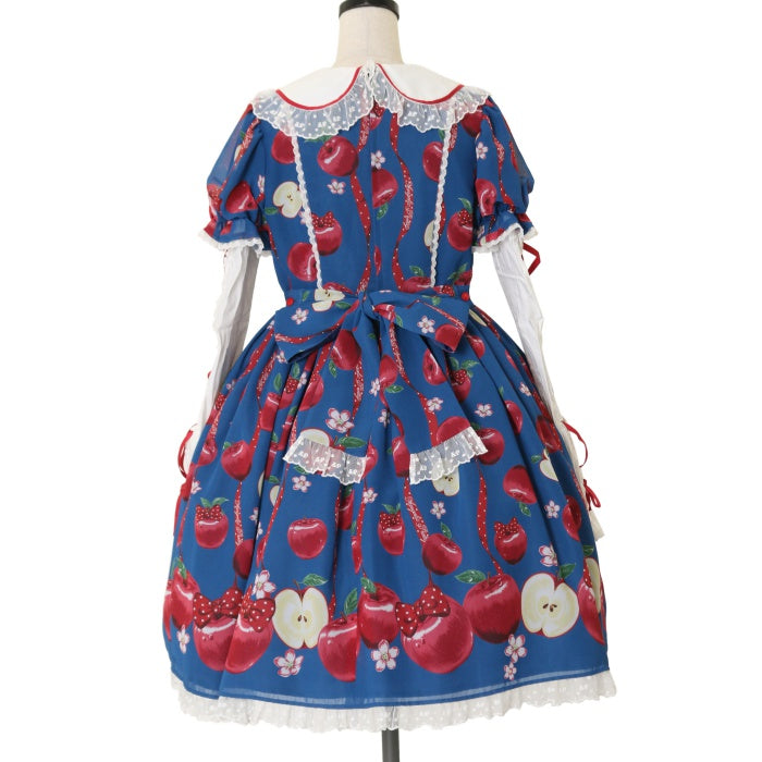 Angelic Pretty Girly Room 紺色 ワンピース ロリータ