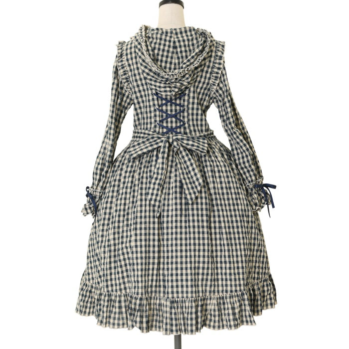USED】シーソルトマキアート デニムチェック リボンワンピース | 星箱