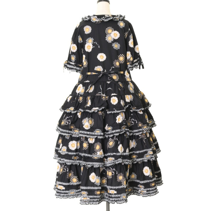 USED】ひな菊コサージュプリントパッチワークワンピース | PINK HOUSE