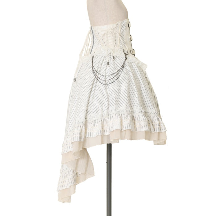 OZZ ONEST】銀薔薇刺繍スカート タグ付未使用✨ オッズオンジャパン