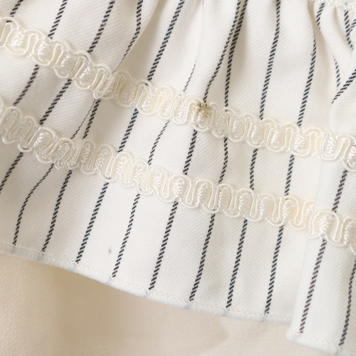 USED】ANGELO 薔薇刺繍ストライプコルセットスカート | Ozz On