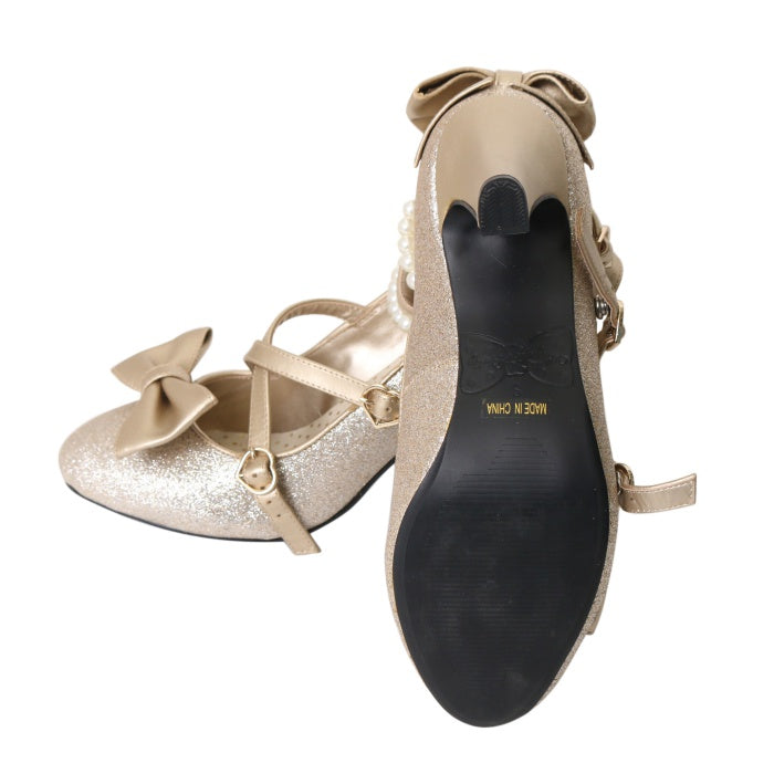 USED】【Sサイズ】Partyグリッターシューズ | Angelic Pretty