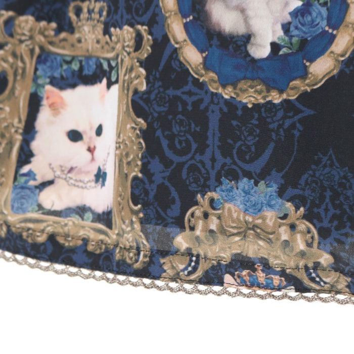 Enchantlic Enchantilly猫の王女達の肖像画ジャンパースカート USED】猫の王女達の肖像画ジャンパースカート | Enchantlic