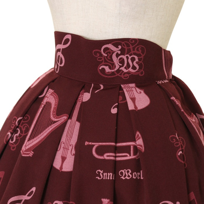 Innocent World スカート バイオリン柄 ベスト 楽器柄