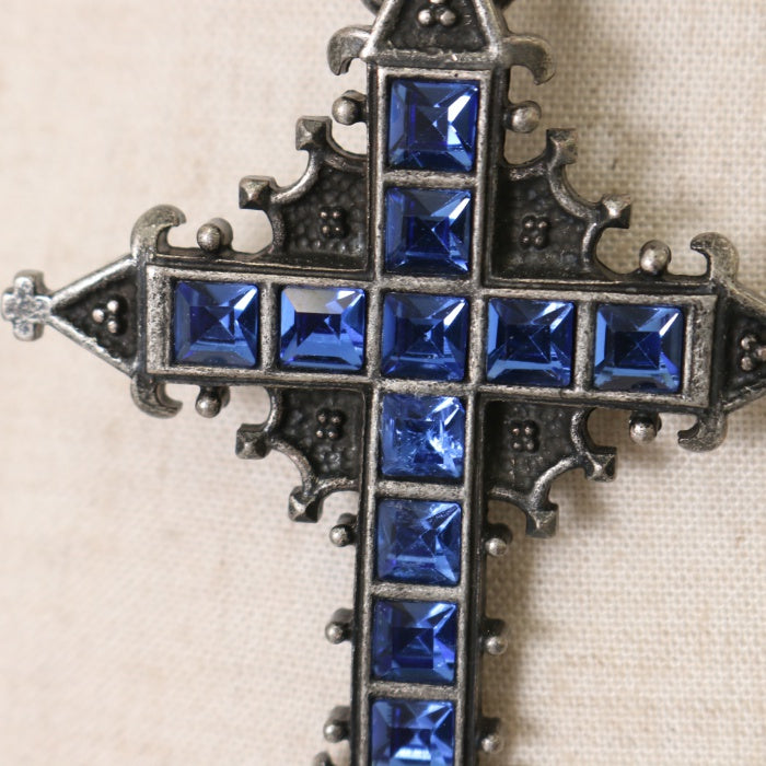 USED】ブルージュエル十字架ペンダント | Moi-même-Moitié Wunderwelt