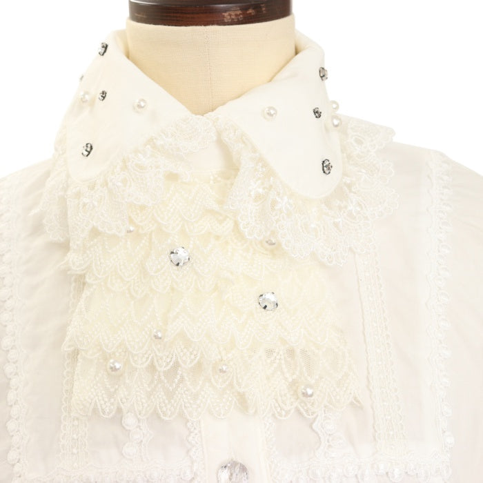 Angelic Pretty 宝石ブラウス Honey Shirring Sleeve Blouse by Angelic Pretty
