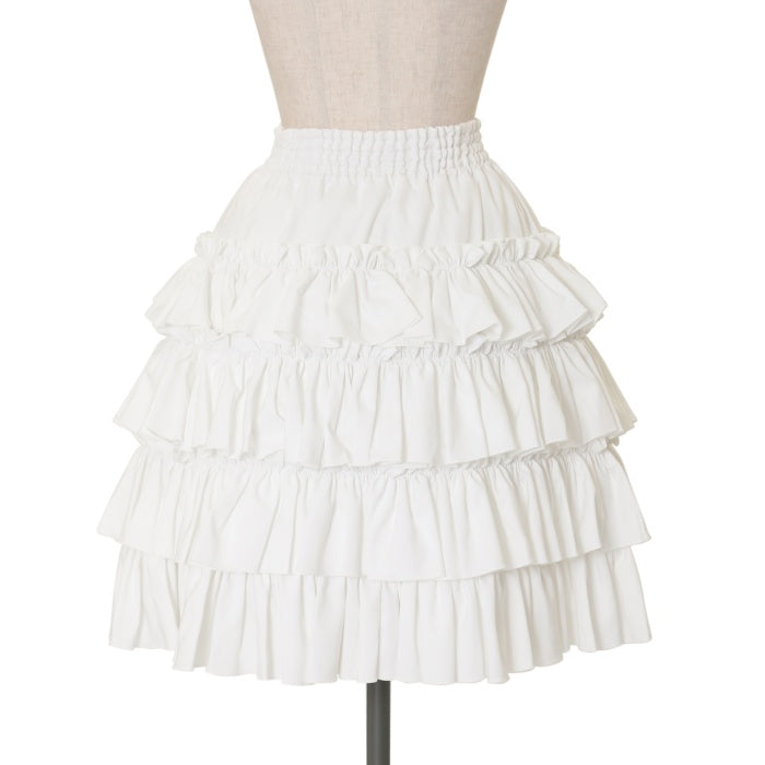 USED】セレナイトストライプミニスカート（ストライプボルドー×白