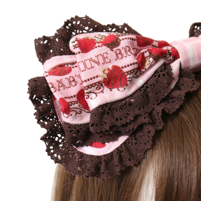 USED】Strawberry Loves Chocolate柄カチューシャ | BABY, THE