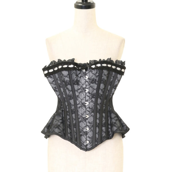 USED】ハーフカップコルセット ヴィクトリアン：シルバー | PureOne
