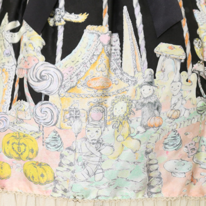 Enchanted～お菓子の魔法にかけられて～ジャンパースカート ベイビー　A6 USED】Enchanted～お菓子の魔法にかけられて～柄 lollipop ジャンパー