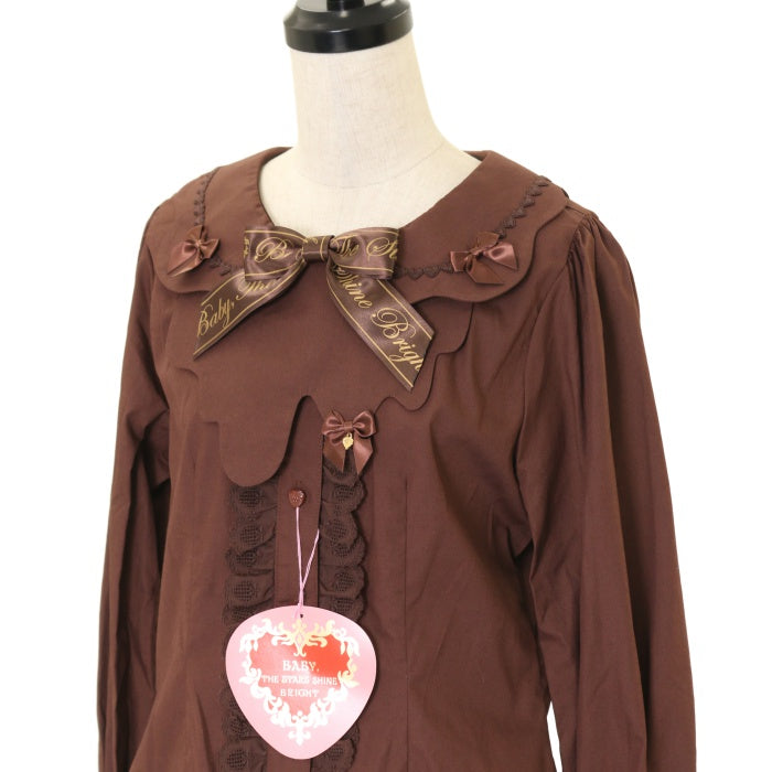 BABY strawberry loves chocolate ブラウス 生成 Strawberry Loves Chocolate Blouse by Baby, the Stars Shine