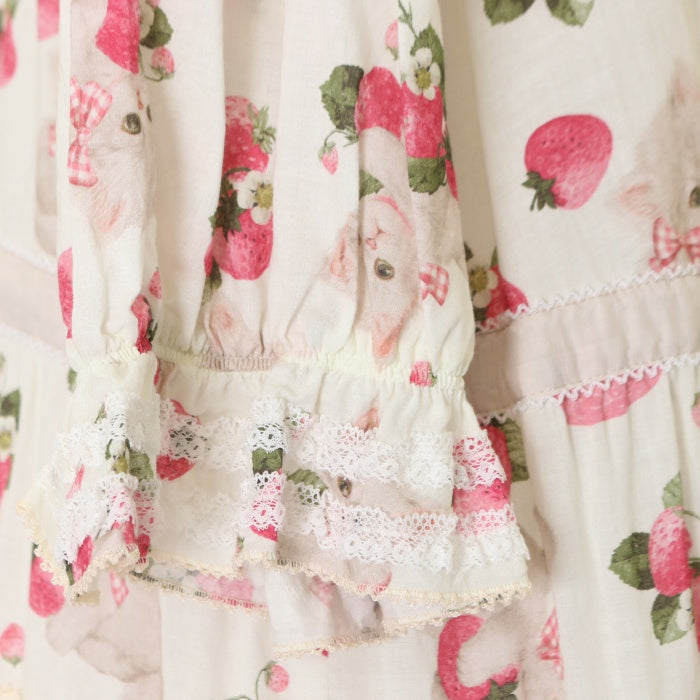 USED】【alcali × misako aoki】サイベリアンストロベリーワンピース