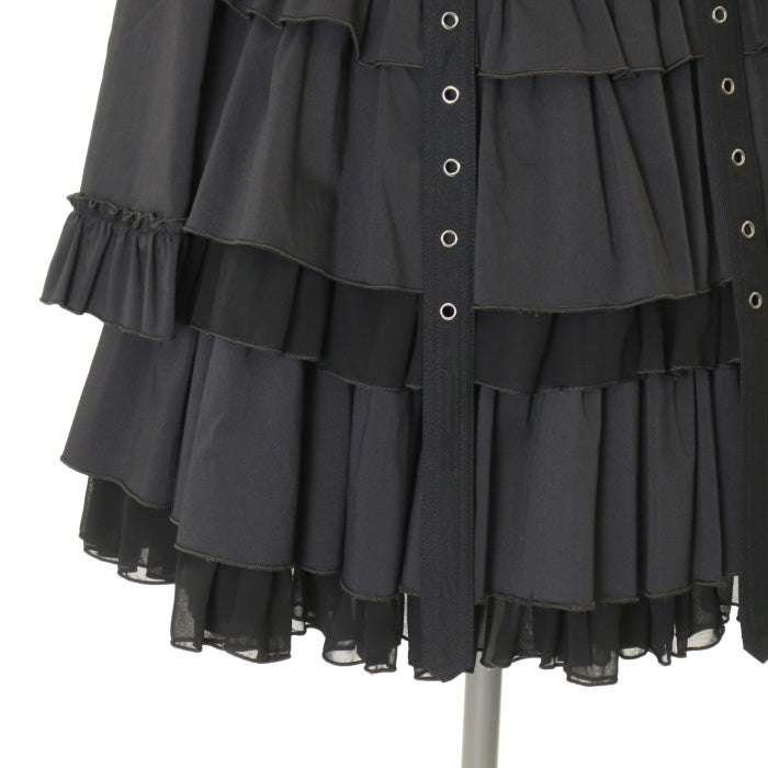 USED】クロスワッペン付ゴシックガーリーワンピース